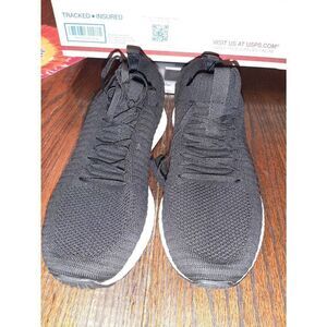 Mens 9.5 42 Affinest Black Canvas Sneakers Lightweight Breathable Casual Shoes